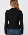Astrid | Women's Tailored Double-Breasted Jacket – Velvet Feel – Elegant & Sophisticated Style