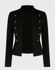 Astrid | Women's Tailored Double-Breasted Jacket – Velvet Feel – Elegant & Sophisticated Style