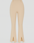 Brielle | High-Waisted Split Hem Flared Pants
