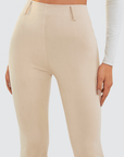 Brielle | High-Waisted Split Hem Flared Pants