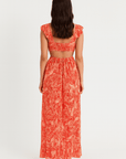 Danica | Women's Floral Printed Summer Dress – V-Neck, Elegant & Versatile for Any Occasion