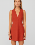Winona | Women's Cocktail Mini Dress – Elegant V-Neck – Sleeveless & Versatile