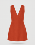 Winona | Women's Cocktail Mini Dress – Elegant V-Neck – Sleeveless & Versatile
