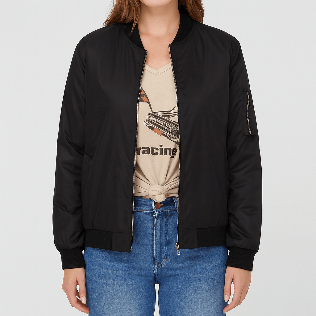 Meluvie | Relaxed fit bomber jacket