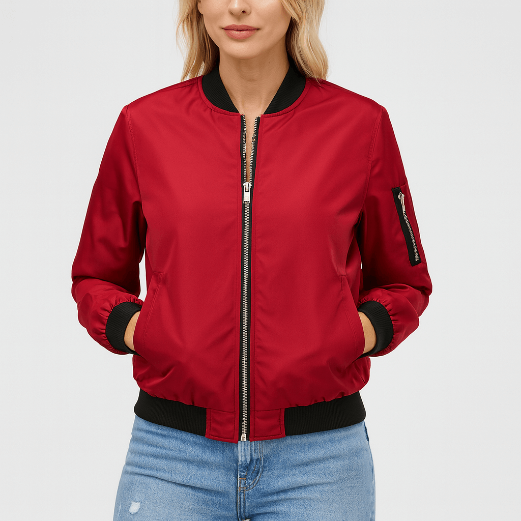 Meluvie | Relaxed fit bomber jacket