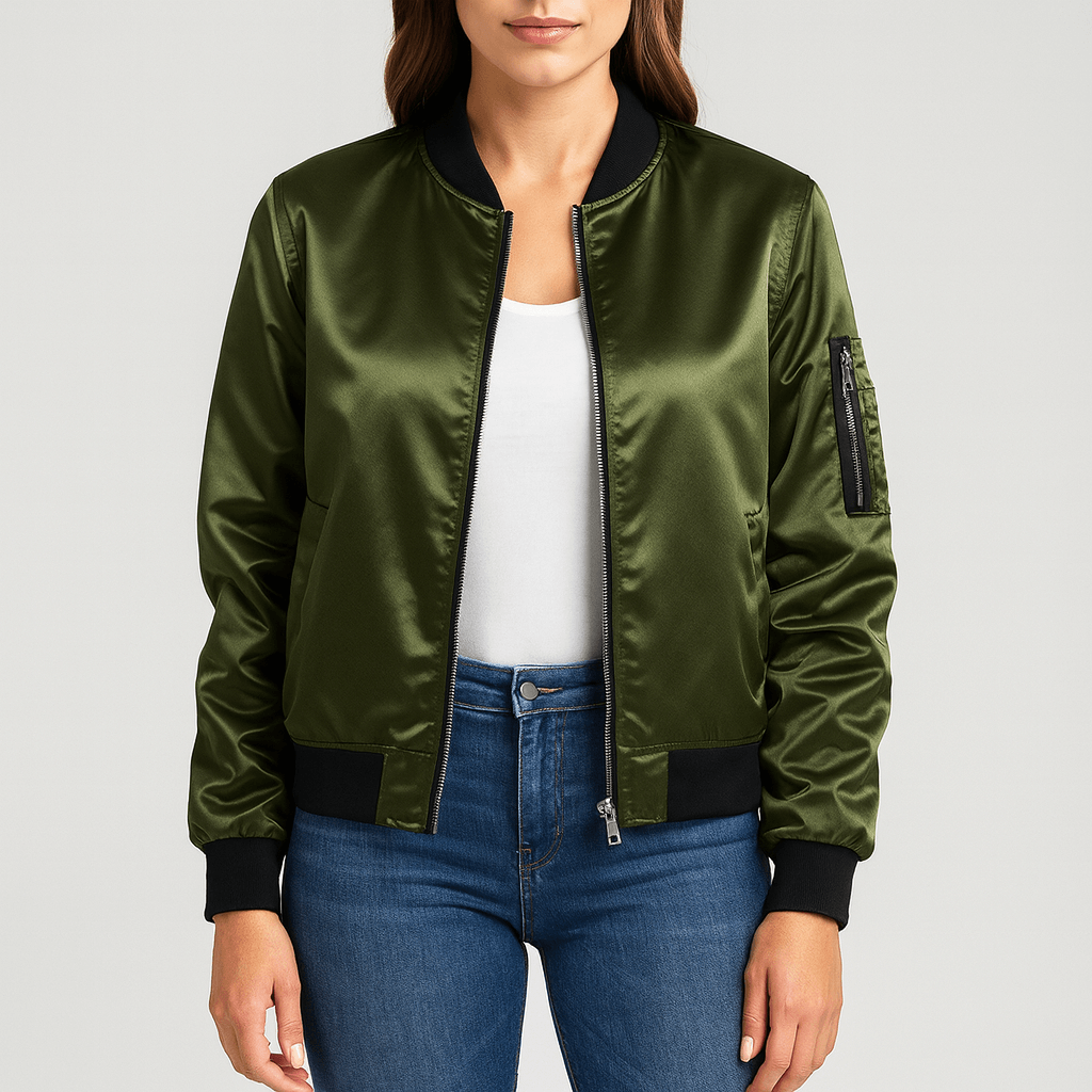 Meluvie | Relaxed fit bomber jacket