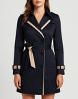 Meluvie | Structured double-breasted trench coat