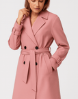 Meluvie | Tailored double-breasted trench coat