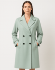 Meluvie | Tailored double-breasted trench coat