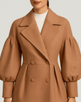 Meluvie | Lantern sleeve long coat