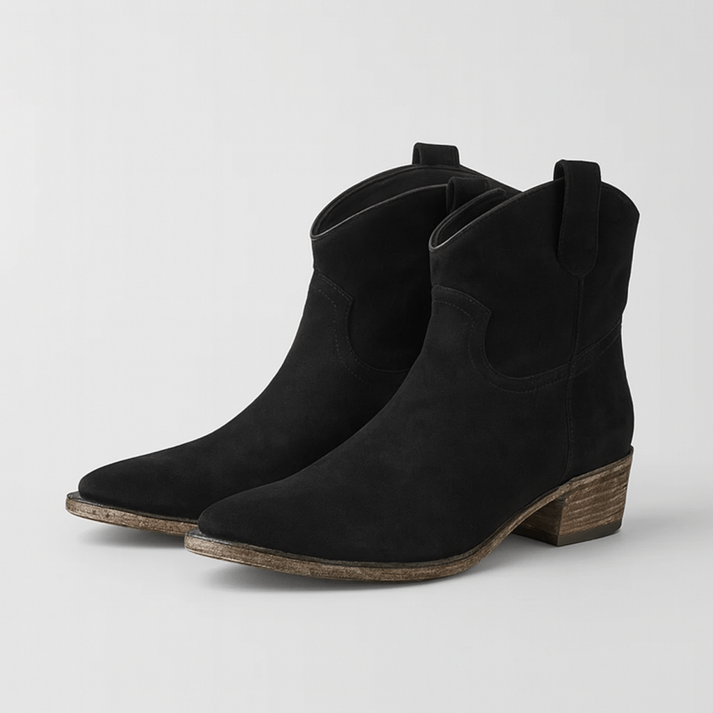 Meluvie | Vintage Suede Ankle Boots