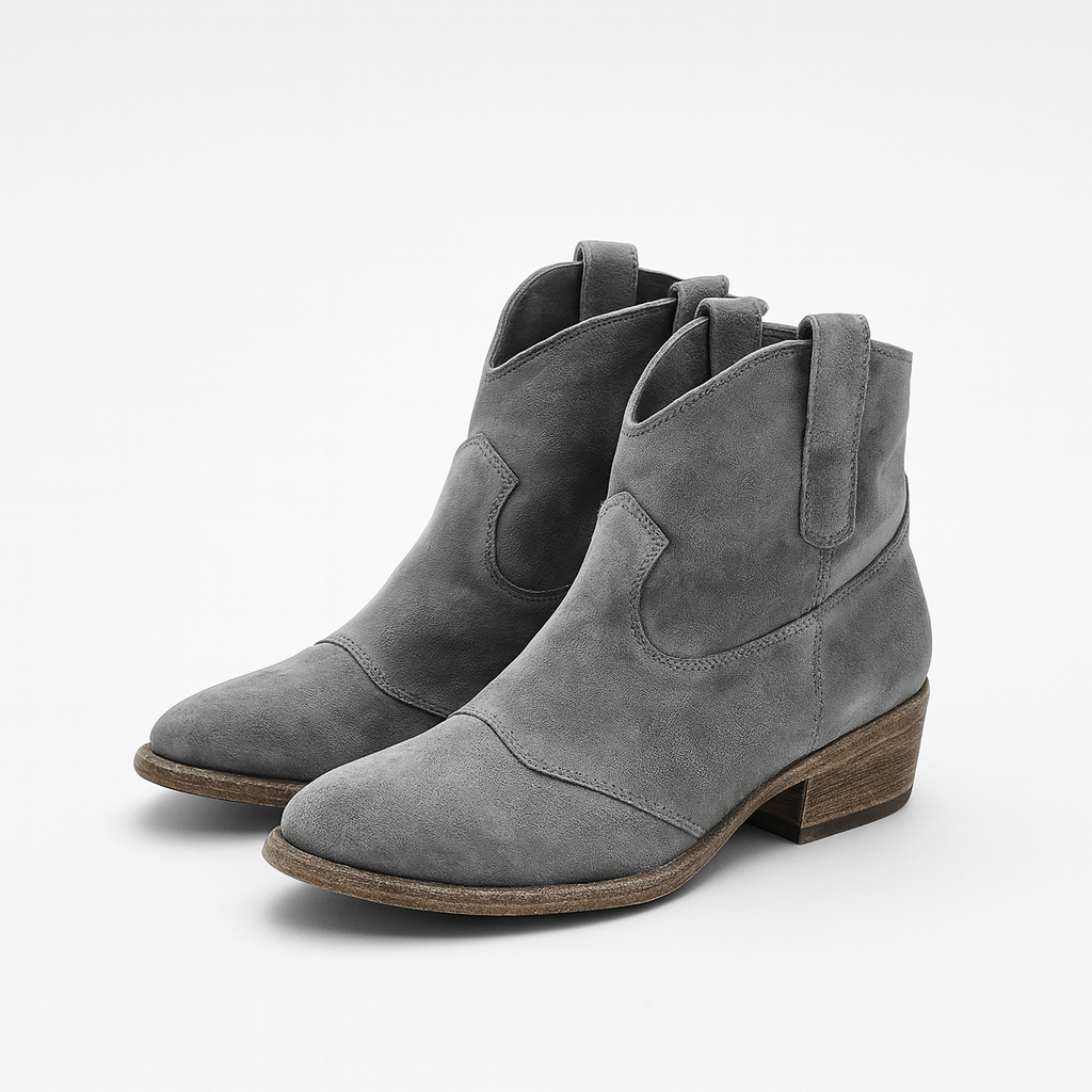 Meluvie | Vintage Suede Ankle Boots