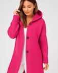 Meluvie | Thick knitted hoodie cardigan