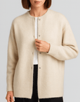 Meluvie | Soft cotton cardigan with button closure