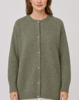 Meluvie | Soft cotton cardigan with button closure