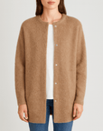 Meluvie | Soft cotton cardigan with button closure