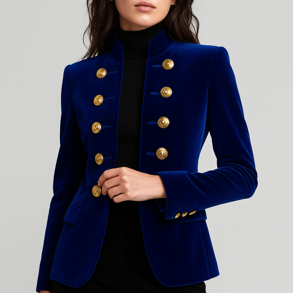 Meluvie | Elegant velvet blazer