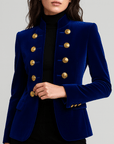 Meluvie | Elegant velvet blazer