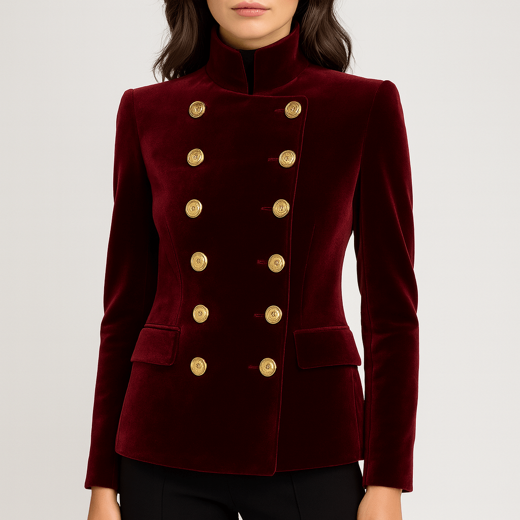 Meluvie | Elegant velvet blazer
