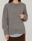 Meluvie | Oversized Wool Pullover Sweater