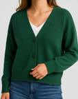 Meluvie | Soft Knit Button-Front Cardigan