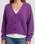Meluvie | Soft Knit Button-Front Cardigan