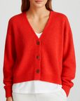 Meluvie | Soft Knit Button-Front Cardigan
