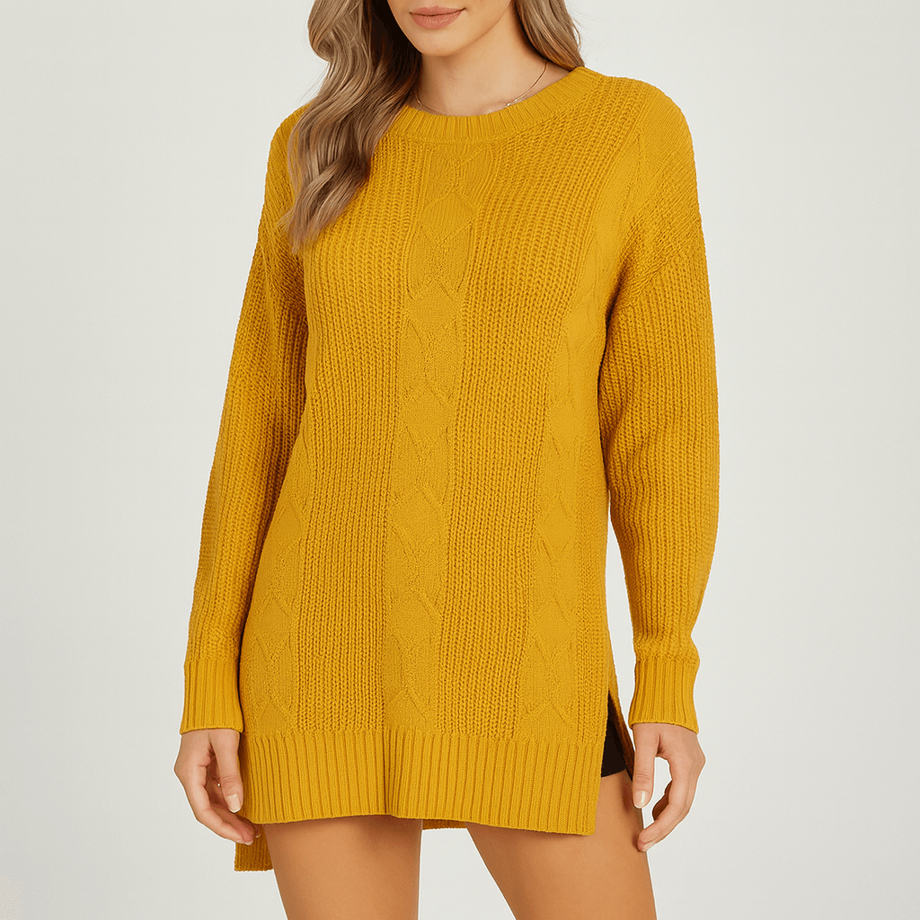 Meluvie | Cable Knit Pullover Sweater