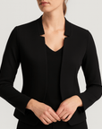 Meluvie | Tailored Blazer with Padded Shoulders