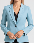 Meluvie | Tailored Single-Breasted Blazer
