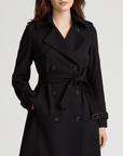 Meluvie | Double-breasted lightweight trench coat