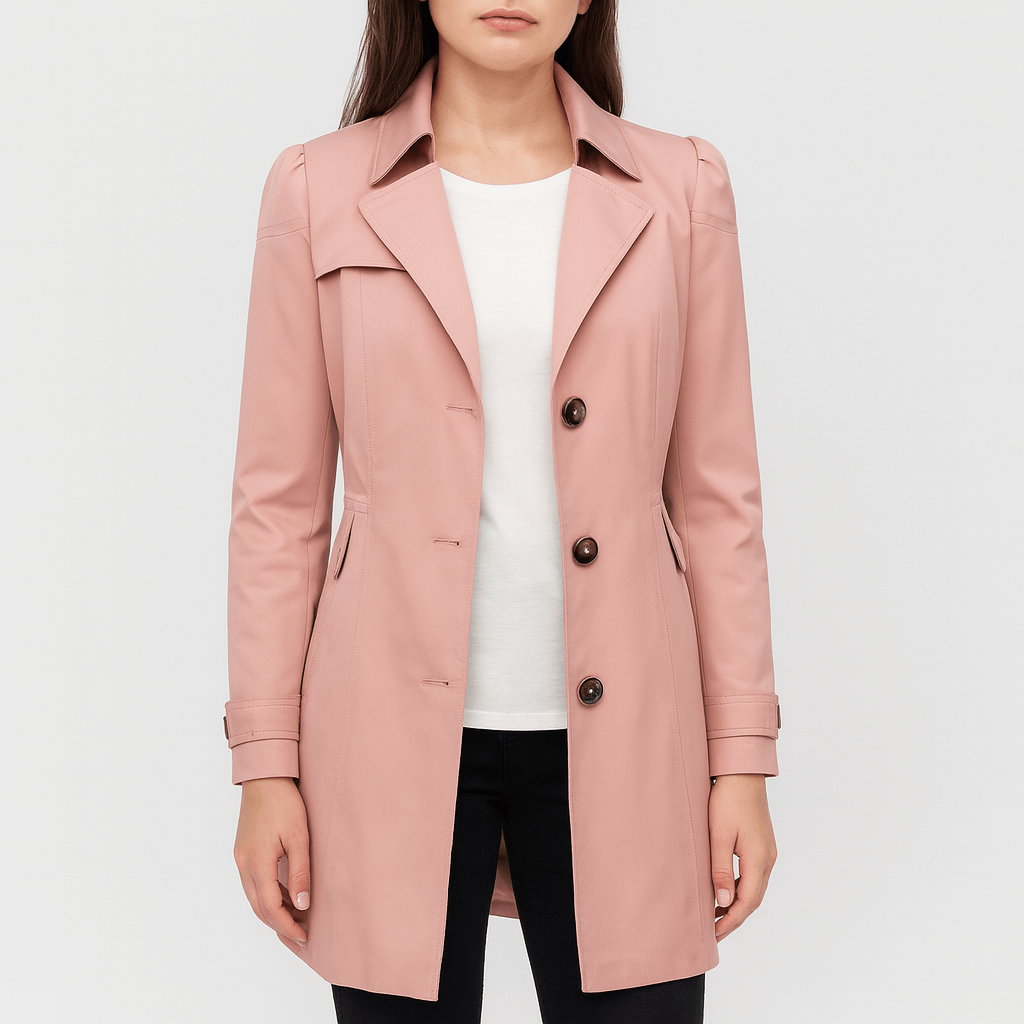 Meluvie | Elegant single-breasted trench coat