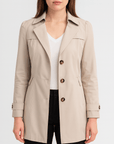 Meluvie | Elegant single-breasted trench coat