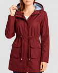Meluvie | Waterproof over-knee trench coat