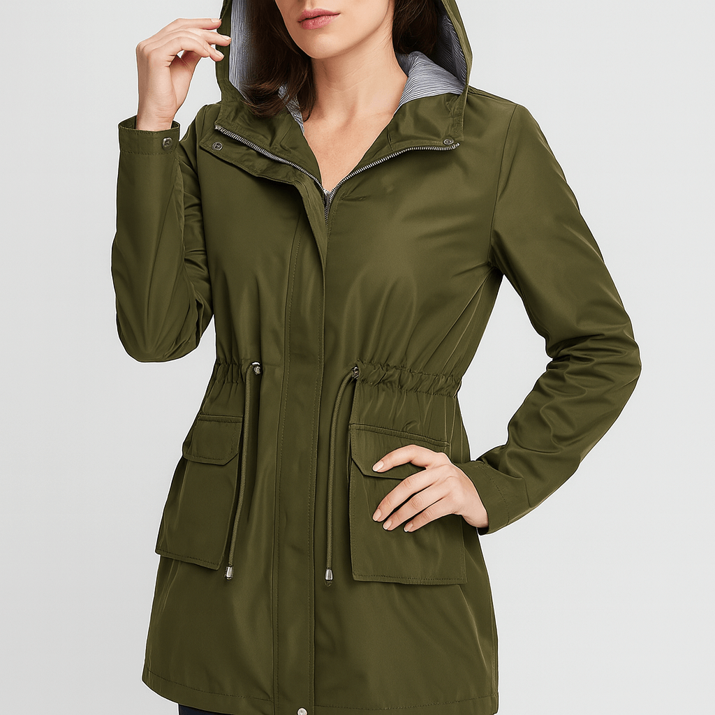 Meluvie | Waterproof over-knee trench coat
