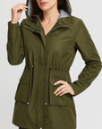 Meluvie | Waterproof over-knee trench coat