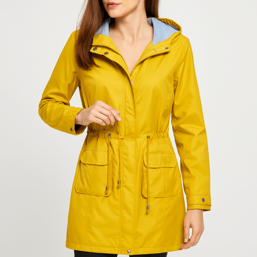 Meluvie | Waterproof over-knee trench coat