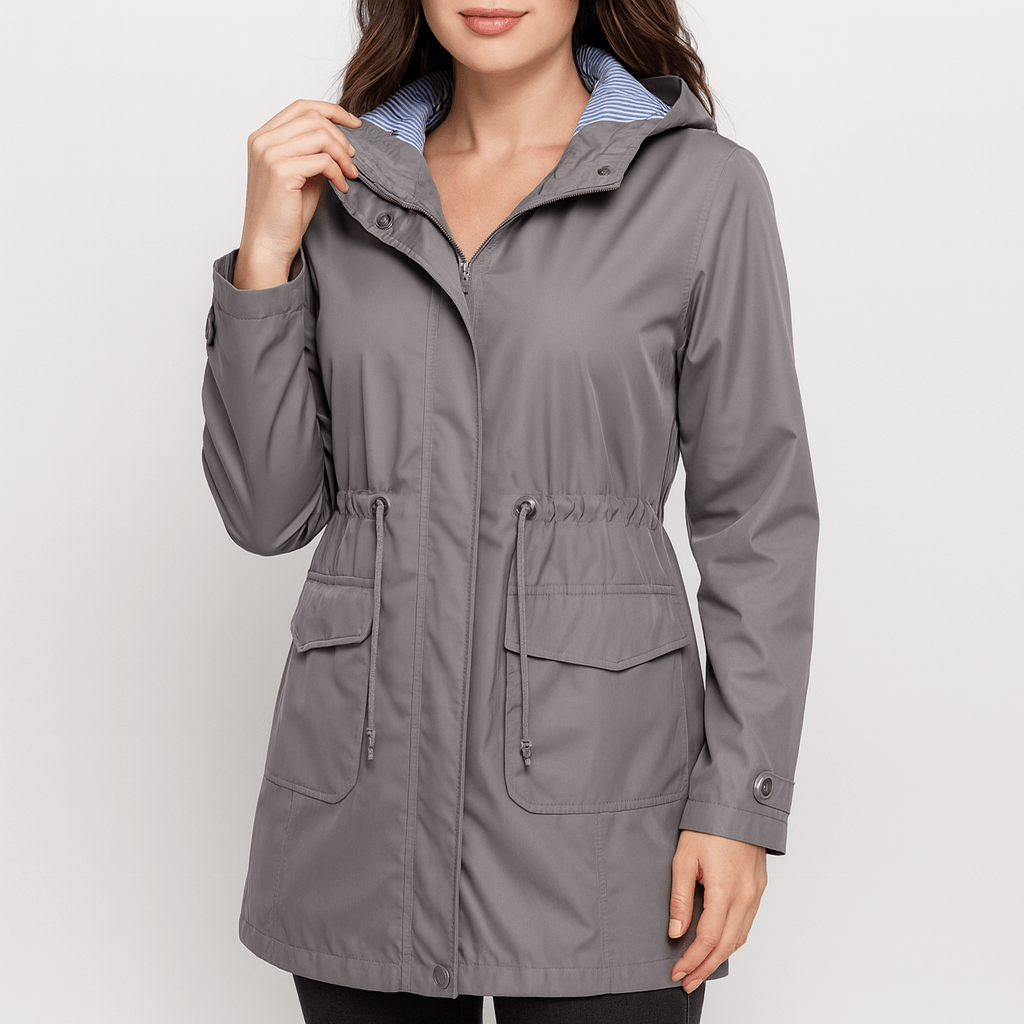 Meluvie | Waterproof over-knee trench coat