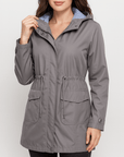 Meluvie | Waterproof over-knee trench coat