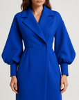 Meluvie | Lantern sleeve long coat