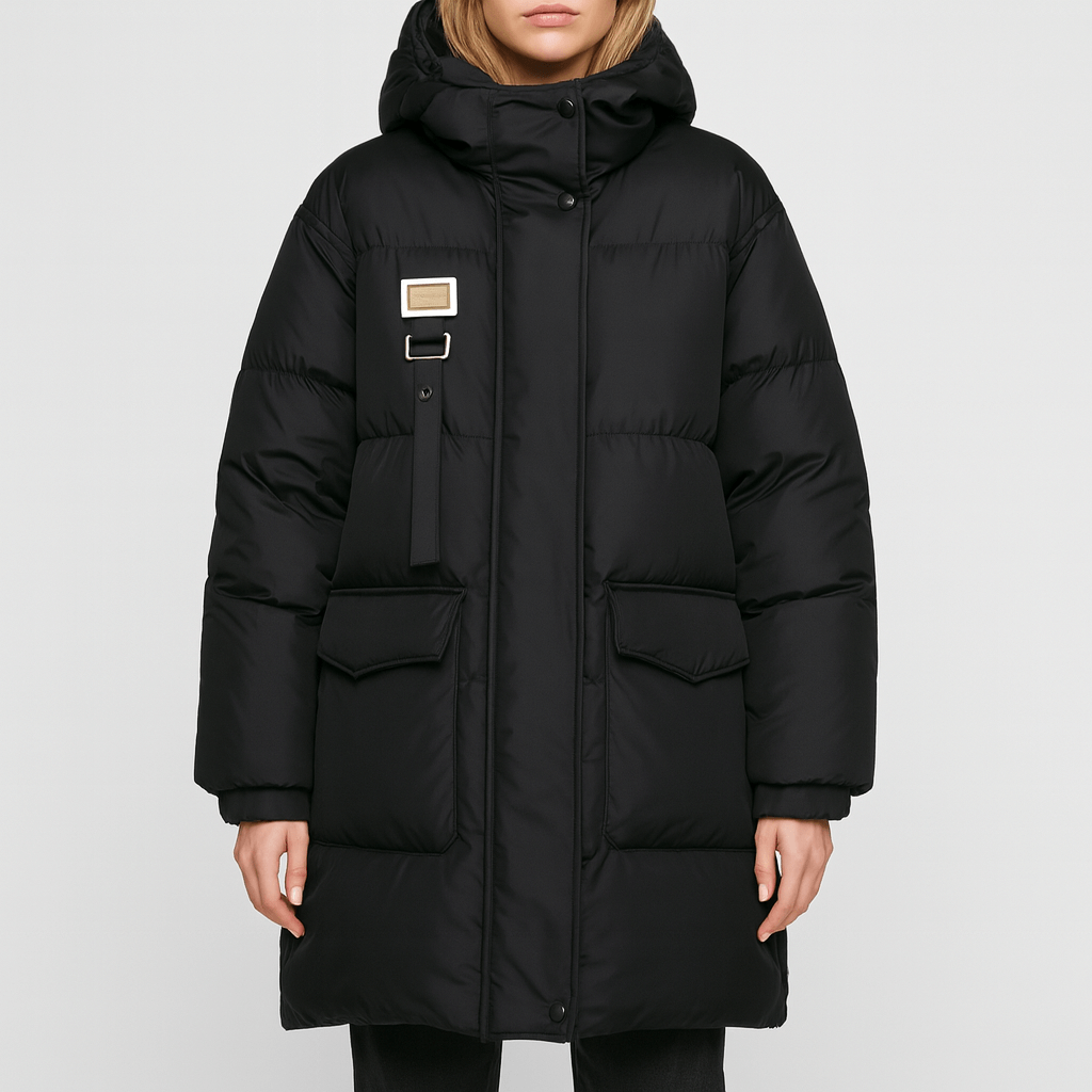 Meluvie | Quilted oversized trench coat