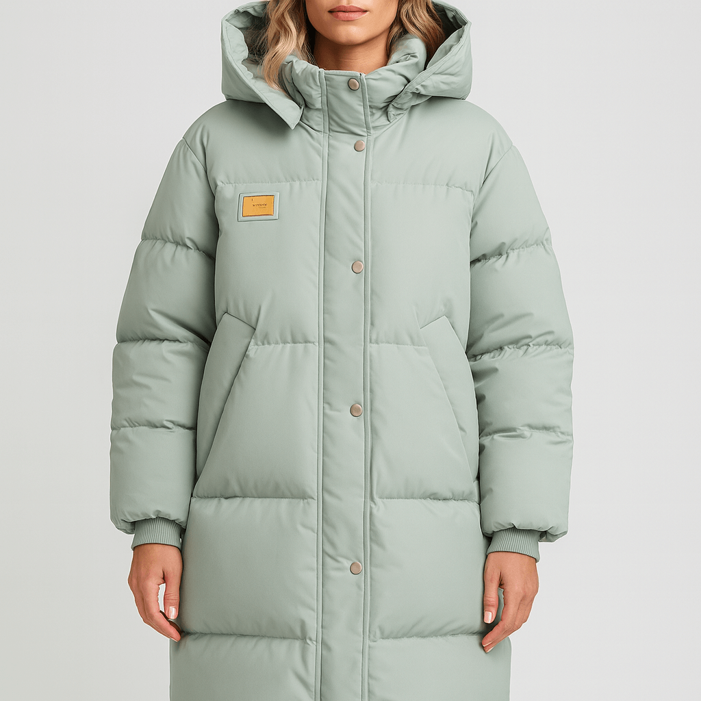 Meluvie | Quilted oversized trench coat
