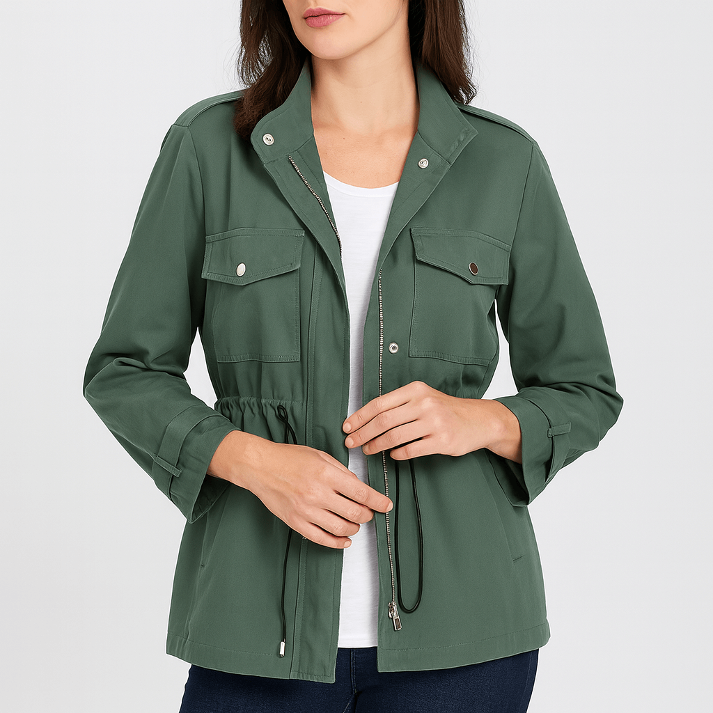 Meluvie | Relaxed fit utility trench coat