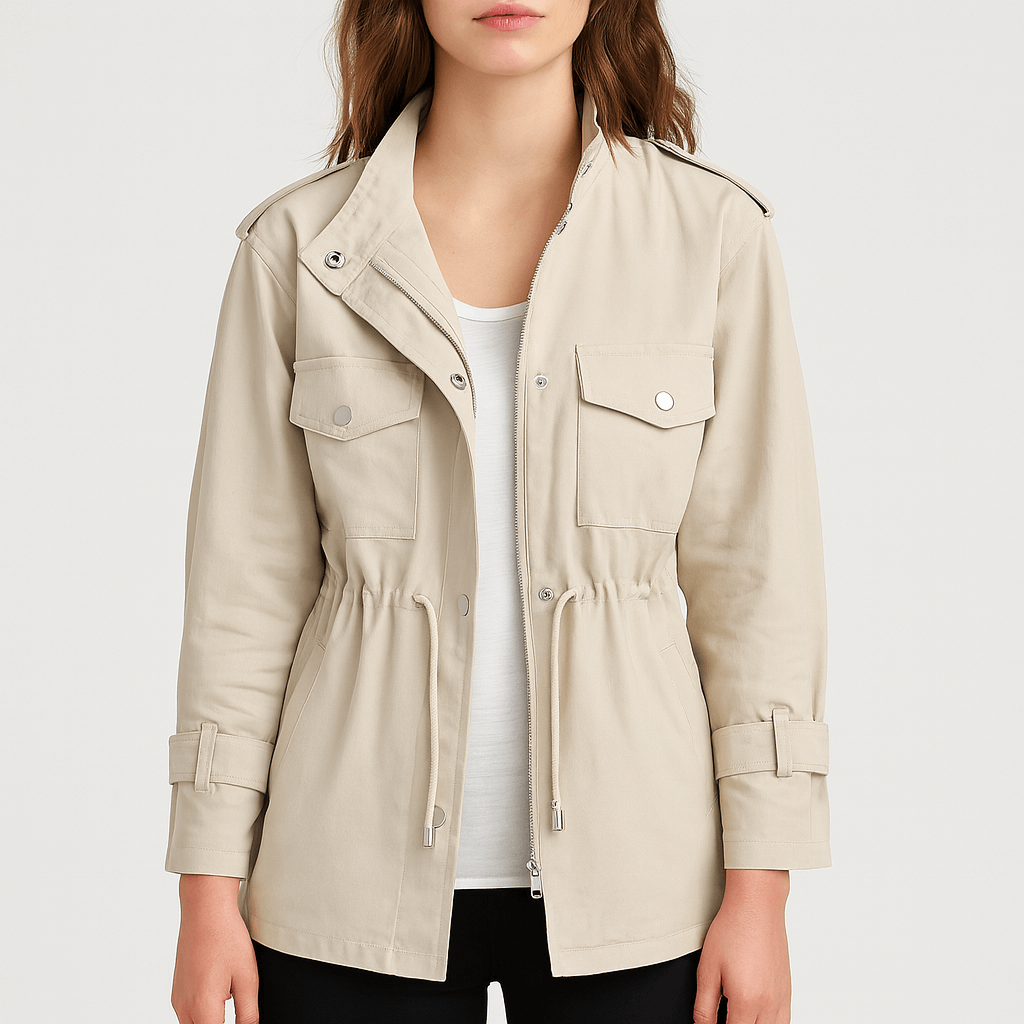 Meluvie | Relaxed fit utility trench coat