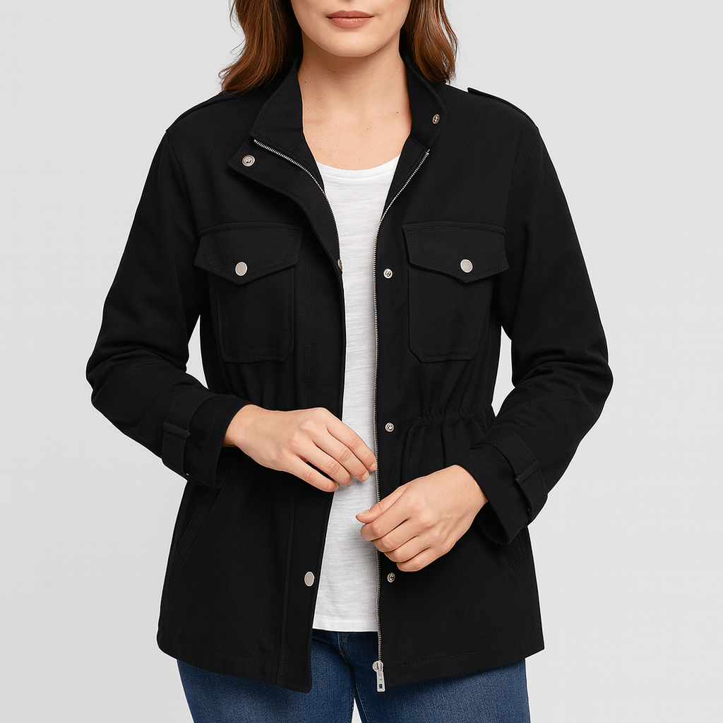 Meluvie | Relaxed fit utility trench coat