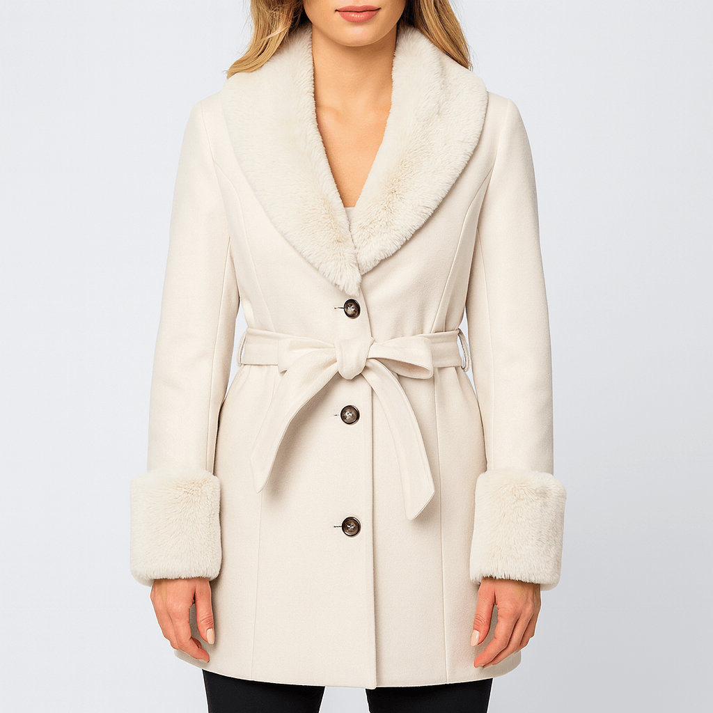 Meluvie | Tailored fit wool blend trench coat