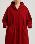 Meluvie | Oversized hooded trench coat