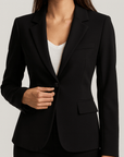 Meluvie | Tailored Single-Breasted Blazer