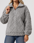 Meluvie | Plush Fleece Pullover Sweatshirt