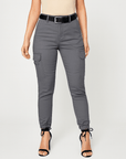 Meluvie | Skinny fit cargo joggers
